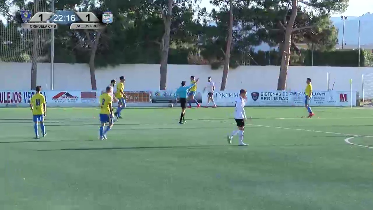 Primera parte del partido Orihuela CF B - Callosa Deportiva